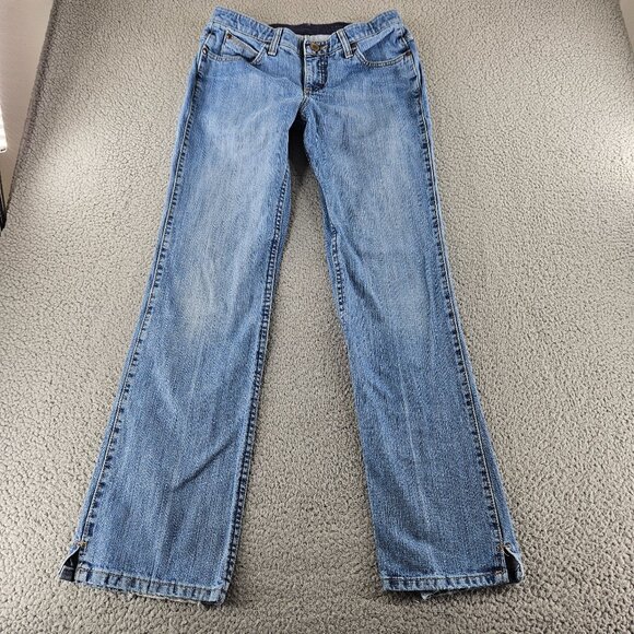 Wrangler Jeans Womens 6x32 Blue Cash Ultimate Riding Bootcut Denim - Picture 1 of 16